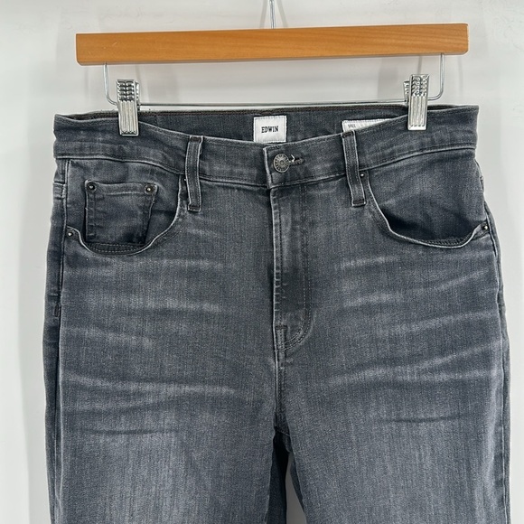 Edwin Bree Slim Straight Washed Black 31 - Picture 3 of 7